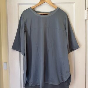 Marina Rinaldi Slate Gray Short Sleeve Top